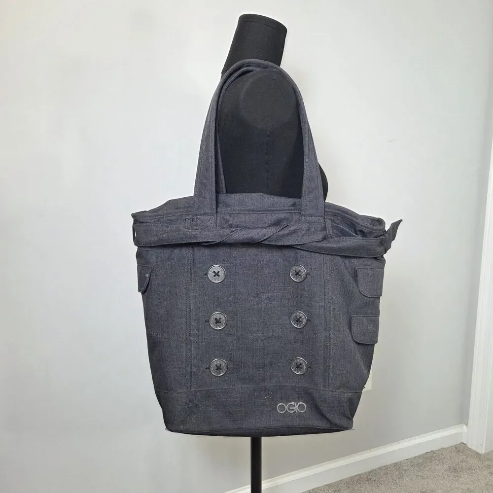 OGIO Woman’s  Stylish Laptop Tote Bag Gray Computer Office Bag
